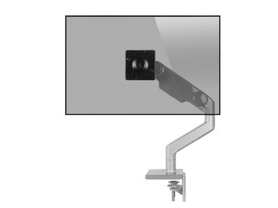 Humanscale M8.1 Monitor Tischhalterung Klemme, schräg, silber (M81CMSBTB)