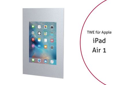 TabLines TWE037S Tablet Wandeinbau fér Apple iPad Air 1, silber