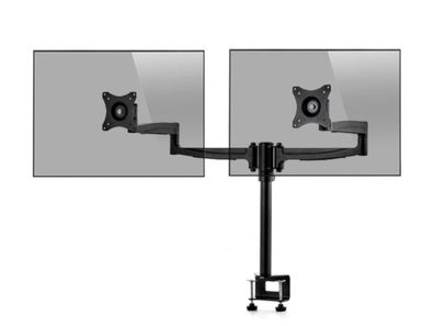 Edbak DM121 Dual Display Tischhalterung schwenkbar, 19-27 Zoll