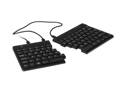 R-Go Split ergonomische Tastatur AZERTY (FR) RGOSP-FRWIBL, schwarz