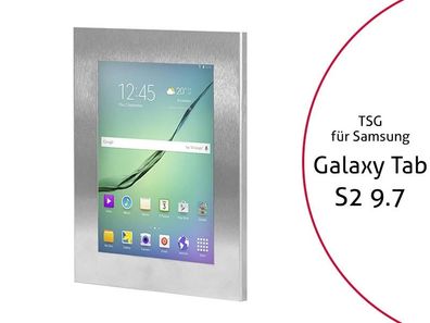 TabLines TSG024E Tablet Schutzgehäuse fér Samsung Tab S2 9.7, Edelstahl