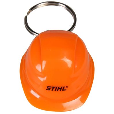 STIHL Schlüsselanhänger Helm Orange 4 x 5 x 2,4 cm
