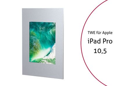 TabLines TWE057S Tablet Wandeinbau fér Apple iPad Pro 10.5, silber