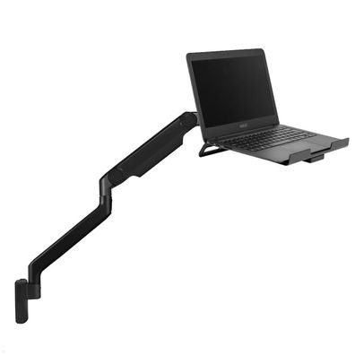 Humanscale M2.1 Laptop Wandhalterung mit Schwenkarm schräg, schwarz