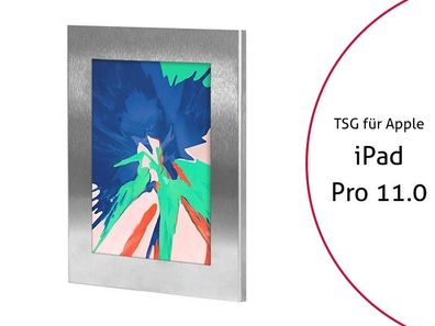 TabLines TSG058E Tablet Schutzgehäuse fér Apple iPad Pro 11, Edelstahl