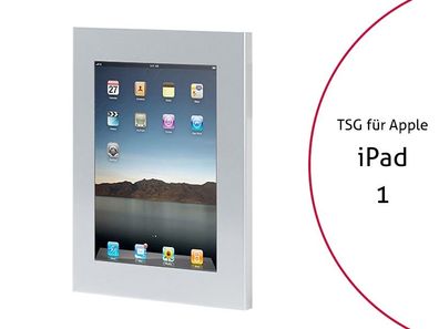 TabLines TSG001S Tablet Schutzgehäuse fér Apple iPad 1, silber