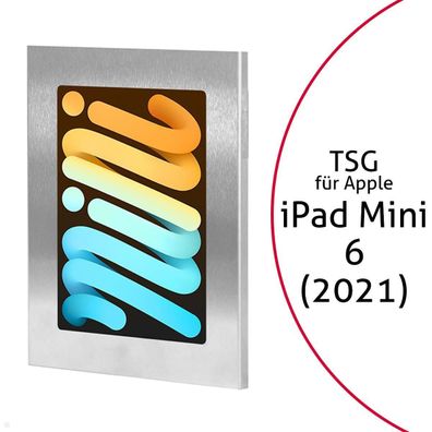 TabLines TSG086E Tablet Schutzgehäuse fér Apple iPad Mini 6 (2021), Edelstahl