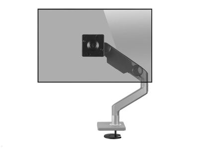 Humanscale M8.1 Monitor Tischhalterung Durchschraub schräg, silber