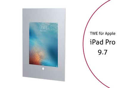 TabLines TWE045S Tablet Wandeinbau fér Apple iPad Pro 9.7 HB, silber