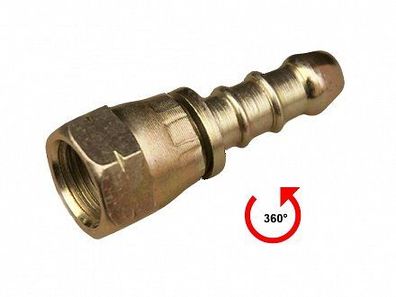 Zweiteilige Schwenkkupplung GW 1/4"L/9-10mm