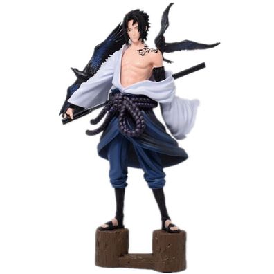 Naruto Shippuden Uchiha Sasuke PVC Action Anime Figur Figuren Statue 10.63