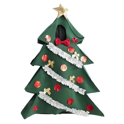 Lustiges Weihnachtsbaum-Kostém Unisex Damen Herren fér