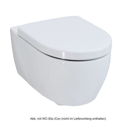 Geberit Wand-Tiefspül-WC iCon ohne Spülrand/ Rimfree, weiss, 204060000
