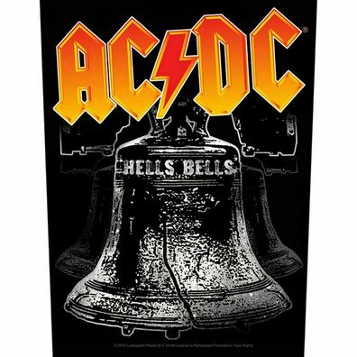 AC/ DC Hells Bells Rückenaufnäher Backpatch Brand neu-Brand new