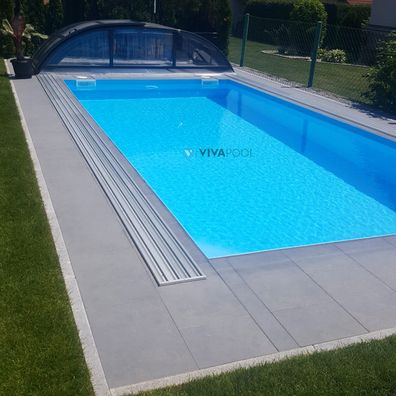 PP Skimmer Pool 6x3x1,5 m Schwimmbecken Fertigbecken Gartenschwimmbad