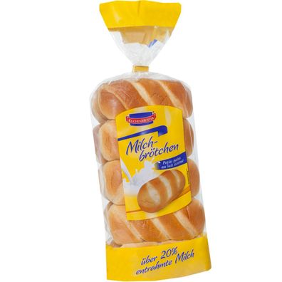 KuchenMeister Milchbrötchen lecker softe Backware aus Magermilch 400g