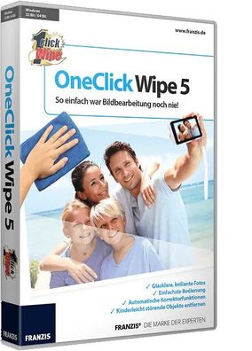 Franzis OneClick Wipe 5 - Bildbearbeitung - HDR - PC Download Version