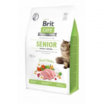 Brit Care Cat Grain-Free - Senior - Weight Control 400g