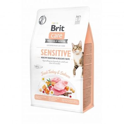 Brit Care Cat Grain-Free - Sensitive - Healthy Digestion 400g