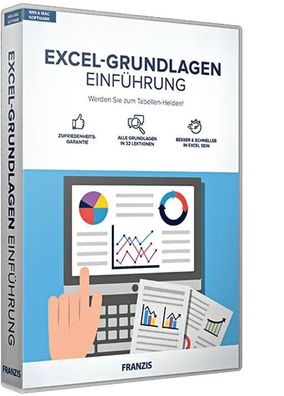 Franzis Excel Grundlagen - Videokurse - 32 Lektionen - PC Download Version
