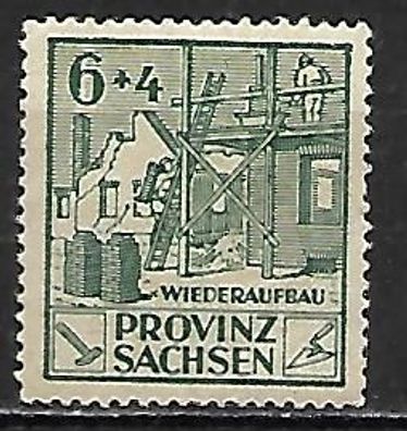 Alliierte Besetzung sowjet. Zone Provinz Sachsen postfrisch Michel-Nummer 87A