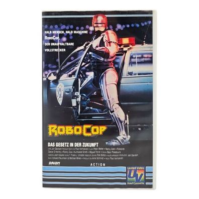 RoboCop Das Gesetz in der Zukunft VHS Video Kassette FSK16 Action Film 1993