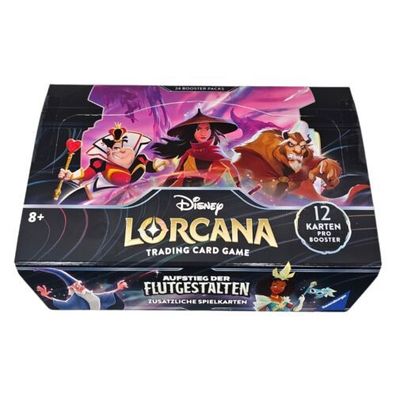 Disney Lorcana Das Zweite Kapitel Mit 24 leeren Booster Display Leerkarton Box