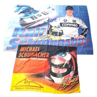 Michael Schumacher Ralf Schumacher Flage Flag XXL
