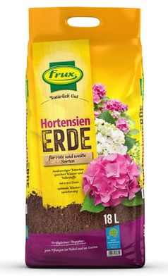 frux® Hortensienerde für rote & weiße Sorten Natürlich Gut - 18 Liter
