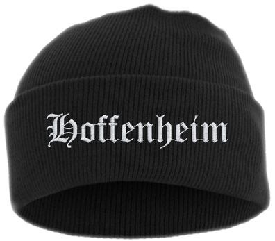 Hoffenheim Umschlagmütze - Altdeutsch - Bestickt - Mütze mit breitem ...