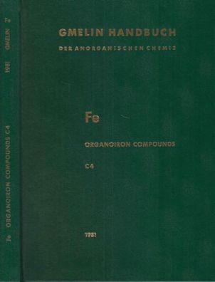 Organoiren Compounds Part C 4 - Gmelin Handbook of Inorganic Chemistry