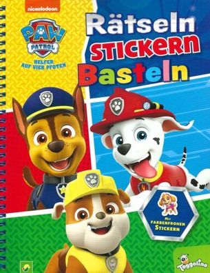 PAW Patrol - Rätseln, Stickern, Basteln - Schwager & Steinlein Verlag