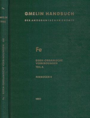 Eisen-Organische Verbindungen A 4 - Gmelins Handbuch der anorganischen Chemie