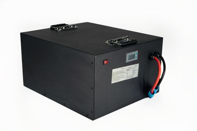 LiFePO4 Akku 48V 100Ah 100A Lithium-Eisen-Phosphat Batterie für Camping Boot Carav...
