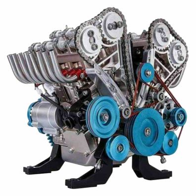 Engine Model Desktop Engine Model , 8-Cylinder-Inline Car Engine Building Kit