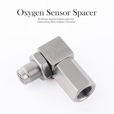 Auto Fahrzeug 90Â° Sauerstoff O2 Sensor Spacer Adapter Eliminator Katalysator
