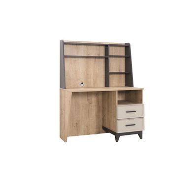Schreibtisch Computertisch Braun Kinderzimmermöbel Holz Tisch Regale