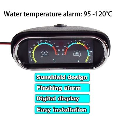 Auto 12V Wassertemperatur Anzeige Zusatz Instrument Universal beleuchtet