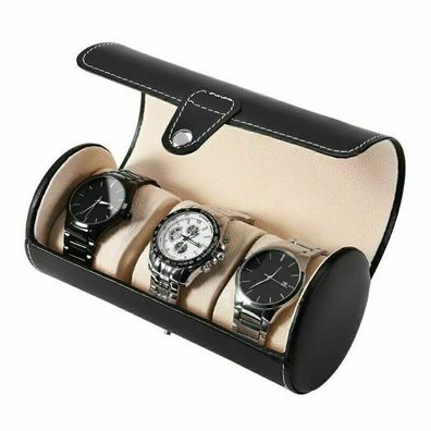 3 Slot Uhrenbox Uhr Travel Case Roll PU Leder Schmuck Aufbewahrungsbox Organizer