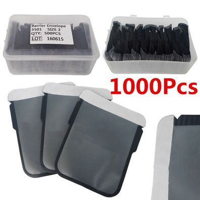 1000pcs Dental Digital Sensor X-Ray Scan Barrier Envelope Phosphor Plate Size 2#