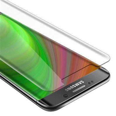Cadorabo Panzer Folie kompatibel mit Samsung Galaxy S6 EDGE - Schutzfolie in KRIST...