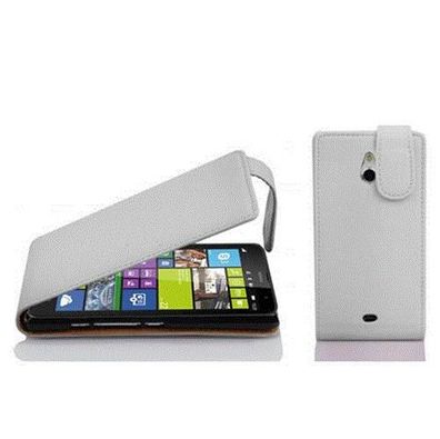Cadorabo Hülle kompatibel mit Nokia Lumia 1320 in Magnesium WEIß - Schutzhülle im ...