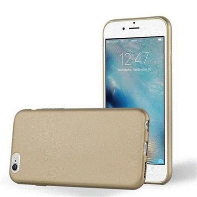 Cadorabo Hülle kompatibel mit Apple iPhone 6 / 6S in Metallic GOLD - Schutzhülle ...