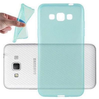 Cadorabo Hülle kompatibel mit Samsung Galaxy GRAND 3 in Transparent BLAU - Schutzh...