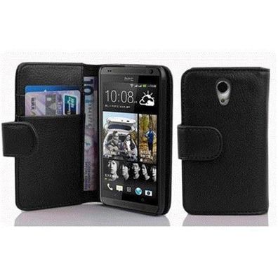 Cadorabo Hülle kompatibel mit HTC Desire 700 in OXID Schwarz - Schutzhülle aus ...