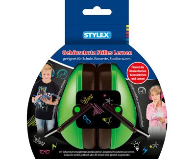 Stylex Gehörschutz, Stilles Lernen, SX-4230, grün