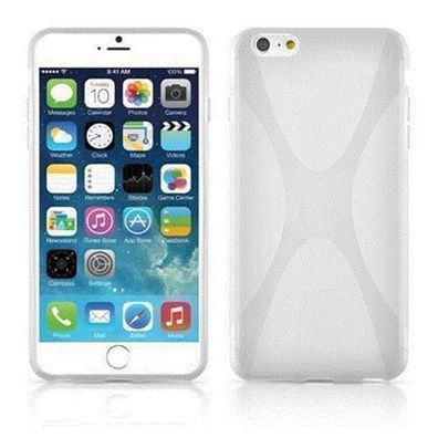 Cadorabo Hülle kompatibel mit Apple iPhone 6 PLUS / 6S PLUS in HALB Transparent - ...
