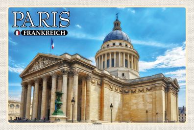 Top-Schild m. Kordel, versch. Größen, PARIS, Frankreich, Panthéon, neu & ovp