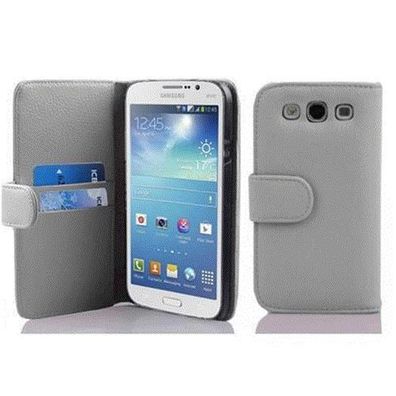 Cadorabo Hülle kompatibel mit Samsung Galaxy MEGA 5.8 in Magnesium WEIß - Schutzhü...