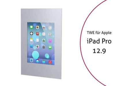 TabLines TWE032S Tablet Wandeinbau fér Apple iPad Pro 12.9 (1./2. Gen.) , silber